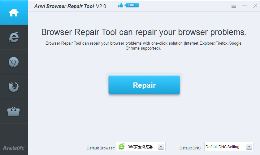Anvi Browser Repair Tool(޸) V2.0 Ӣİ