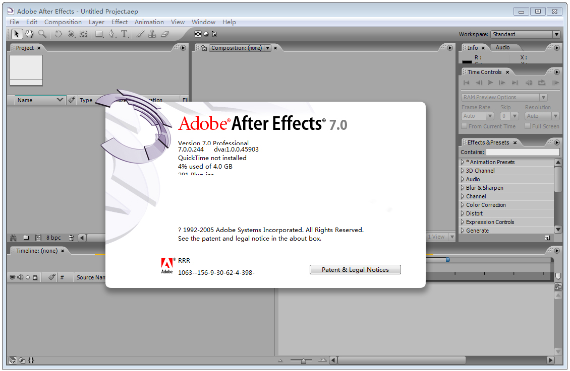 adobe after effects 7.0 keygen free download