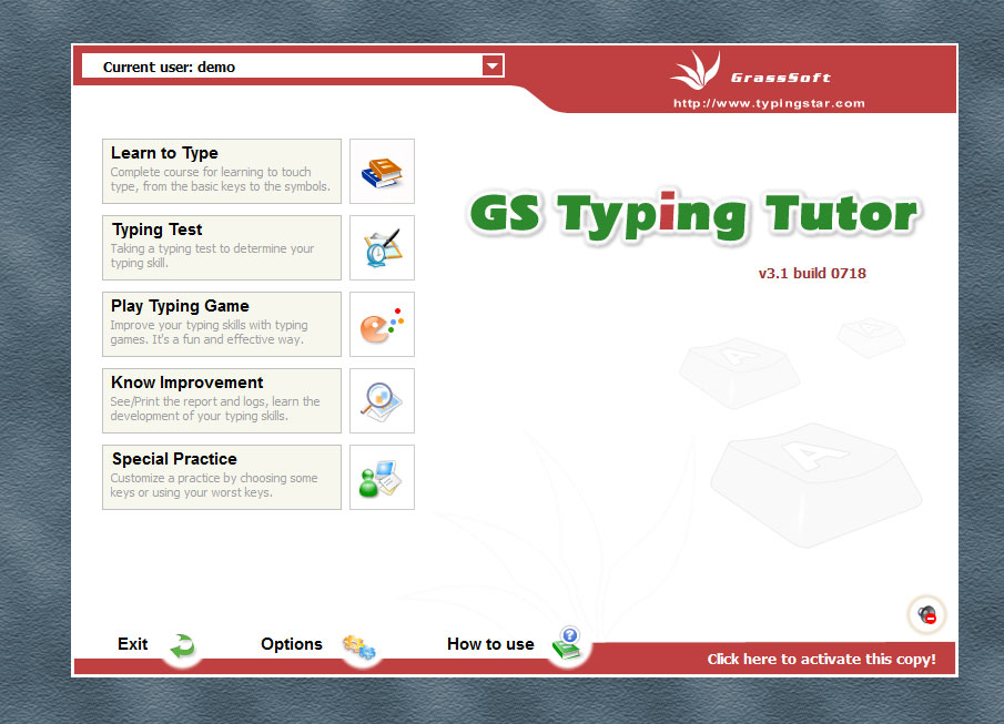 GS Typing Tutor(ϰ) V3.1