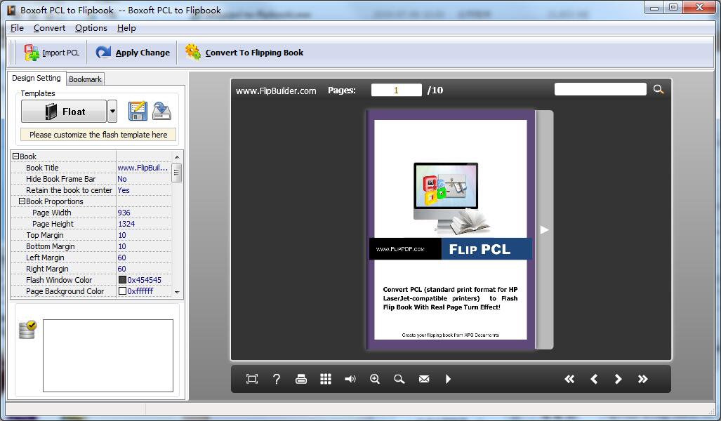 Boxoft PCL to Flipbook(ҳ) V1.0 Ӣİװ