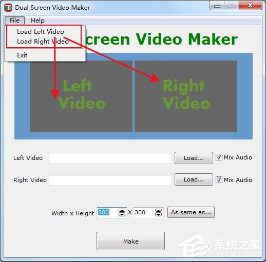 Dual Screen Video Maker