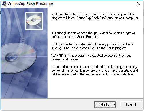 CoffeeCup Firestarter