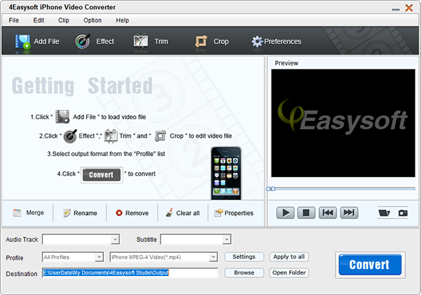 苹果视频格式转换器下载_4Easysoft iPhone Video Converter官方版下载3.2.26
