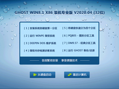 GHOST WIN8.1 X86 װרҵ V2020.04 (32λ)